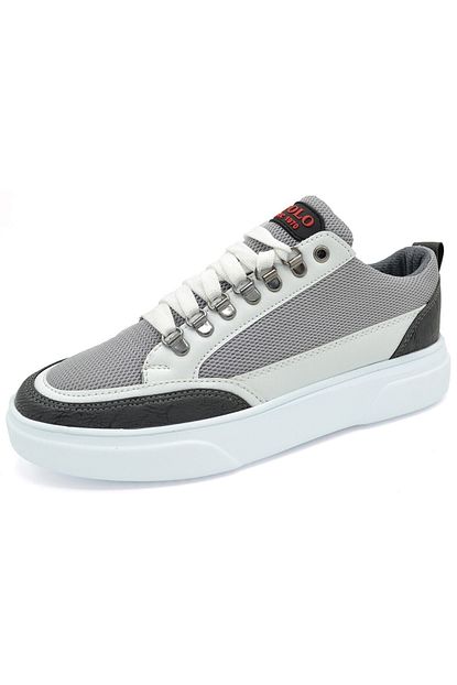 L A Polo 120 Fume Gri Renk Beyaz Taban Sneaker Erkek Spor Ayakkabi Trendyol