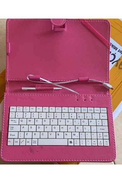 Gate 7 Inc Klavyeli Tablet Kilifi 7 Inc Mikro Usb Girisli Telefon Ve Tablet Uyumlu Pembe Renk Trendyol