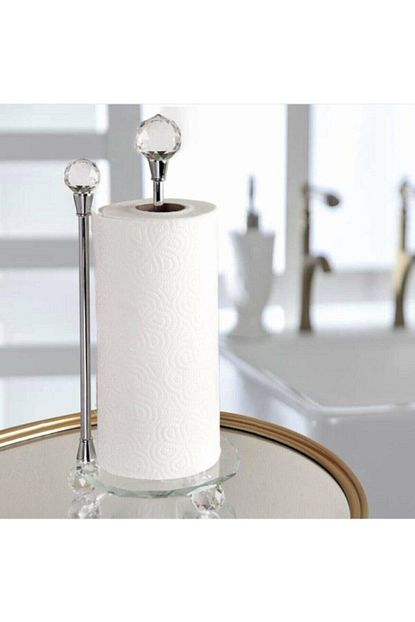 Arow Gumus Dekoratif Kristal Tasli Cam Kagit Havluluk Trendyol