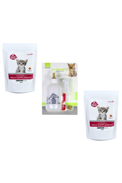 Maxisol Yavru Kedi Sut Tozu 2 Adet Nunbell Emzirme Biberonu 50 Ml Trendyol