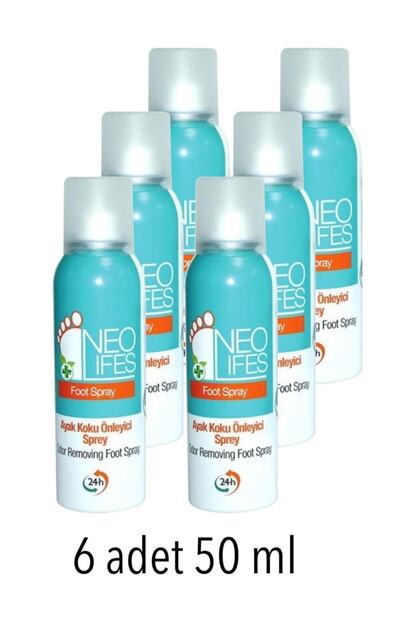 Neo Life Ayak Koku Onleyici Sprey 50 Ml 6 Adet Set Trendyol
