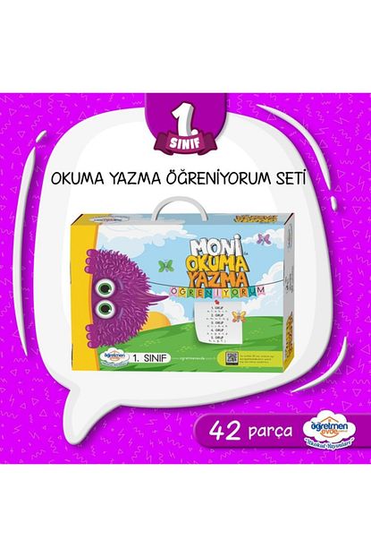 Ogretmen Evde Ilkokul Yayinlari Ogretmen Evde 1 Sinif Moni Okuma Yazma Ogreniyorum Seti Trendyol