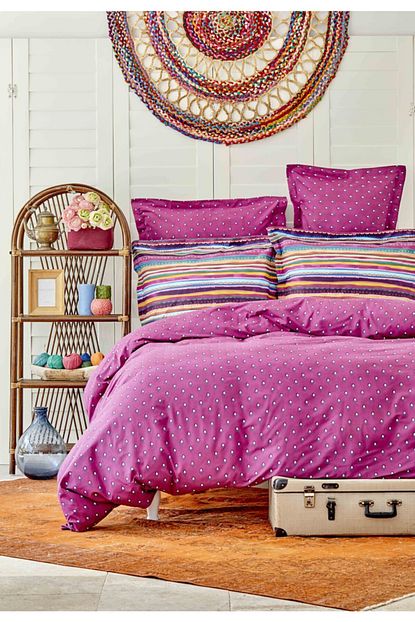 Karaca Home Adya Murdum Cift Kisilik Nevresim Yastik Set Trendyol