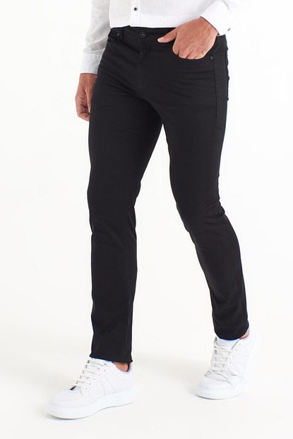 Avva Erkek Siyah 5 Cepli Duz Slim Fit Pantolon A92s3080 Trendyol