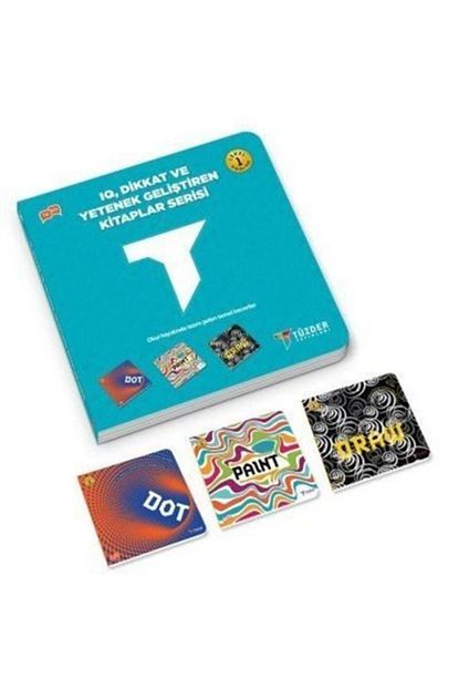 Tuzder Iq Dikkat Ve Yetenek Gelistiren Kitaplar Serisi Level 1 Dot Paint Draw Trendyol