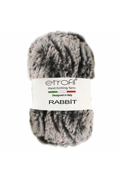 etrofil rabbit 70714 gri kahve orgu ipi