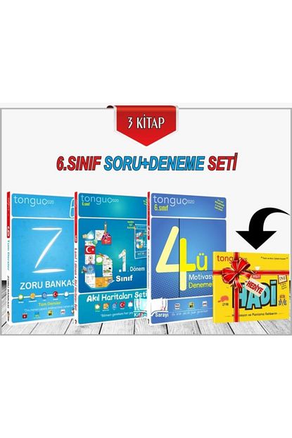 Tonguc Akademi Yayinlari 6 Sinif Tum Dersler Soru Ve Deneme Seti Trendyol
