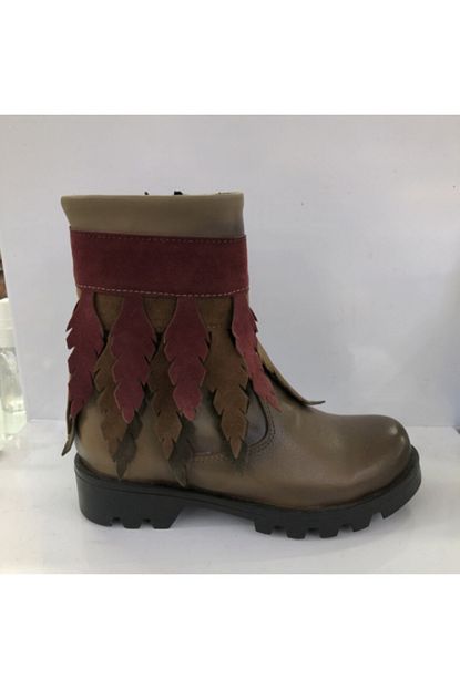 Izzet Amca Kiz Cocuk Krem Puskullu Bot Trendyol