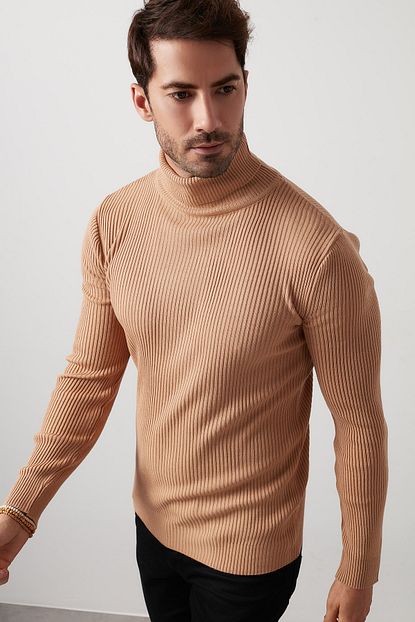 Buratti Balikci Yaka Slim Fit Kazak Erkek Kazak 4617000 Trendyol