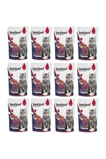 Bestpet Joleli Biftekli Yas Kedi Mamasi 85gr X12adet Trendyol