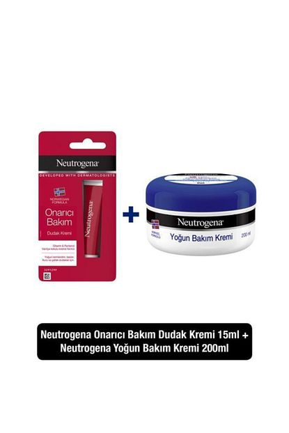 Neutrogena Yogun Bakim Kremi 200 Ml Onarici Bakim Dudak Kremi 15 Ml Fiyati Yorumlari Trendyol