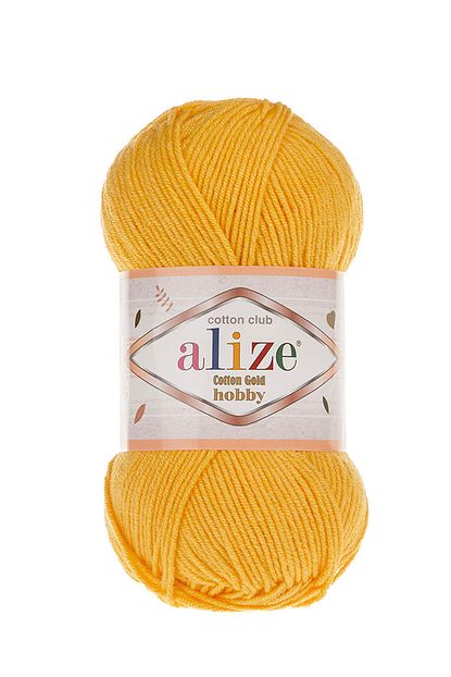 Alize Cotton Gold Hobby 55 Pamuk 45 Akrilik 50 Gr 165 M Renk Kodu 216 Koyu Sari Trendyol