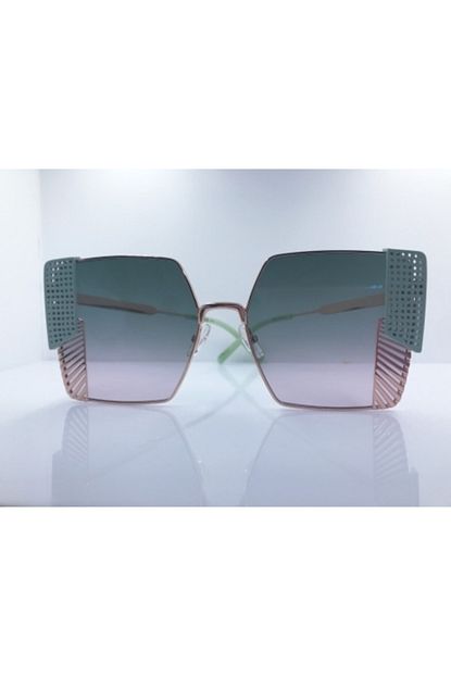 Oxydo Kadin Renkli Pembe Metal Cerceve Degrade Lens Uv400 Gunes Gozlugu Trendyol