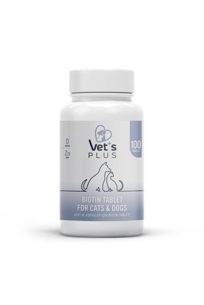 Vet S Plus Biotin Kedi Ve Kopek Icin Tuy Sagligi Guclendirici Biyotin Tablet 100 Lu Trendyol