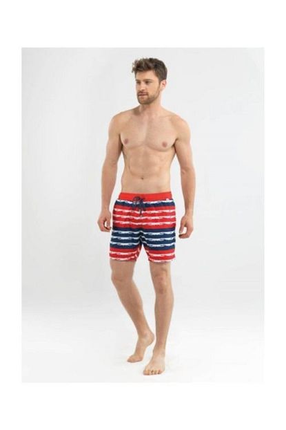 Blackspade Erkek Sort Mayo 8558 Kirmizi Trendyol