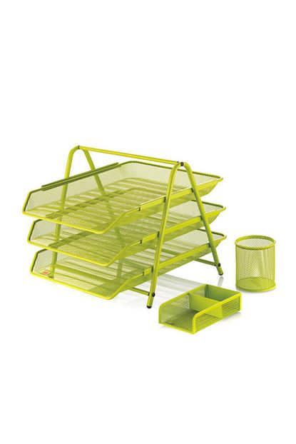 Cassa 8943 Evrak Rafi Kalemlik Kagitlik Set Yesil Trendyol