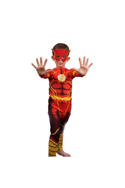 Mybebish Erkek Cocuk Kirmizi Flash Kostumu Maskeli Fiyati Yorumlari Trendyol