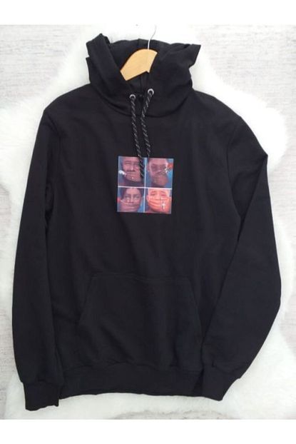 Ctn Unisex Siyah Silence Sweatshirt Trendyol