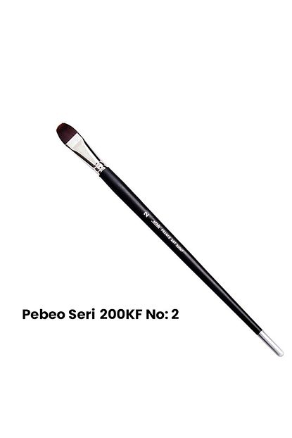 Pebeo 200kf Serisi Uzun Sapli Kedi Dili Firca No 2 Trendyol
