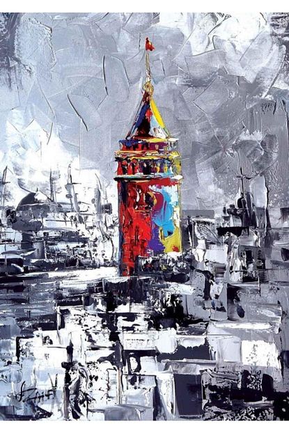 Ks Puzzle Ks Games Galata Tuval 1000 Parca Puzzle Trendyol