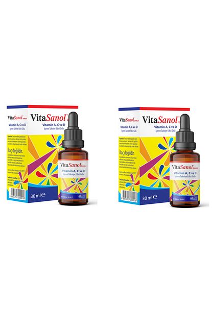 Allergo Vitasanol Drops A C D Damla 30 Ml 2 Adet Trendyol