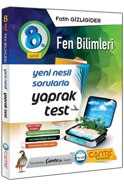 Canta Yayincilik Canta Yayinlari 8 Sinif Yaprak Test Fen Bilimleri Trendyol