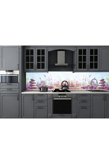 mutfak tezgah arasi cicekli manzara 60x850