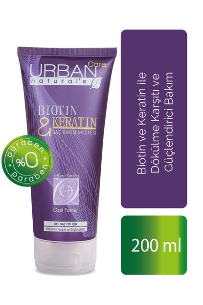 Urban Care Sac Bakim Maskesi 200ml Biotin Keratin Dokulme Karsiti Fiyati Yorumlari Trendyol