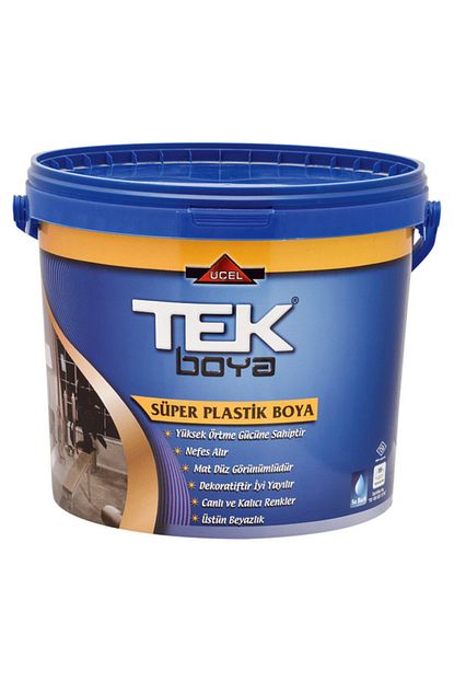 Tek Boya Siyah Plastik Mat Duz Ic Cephe Boyasi 20 Kg 12 L Trendyol