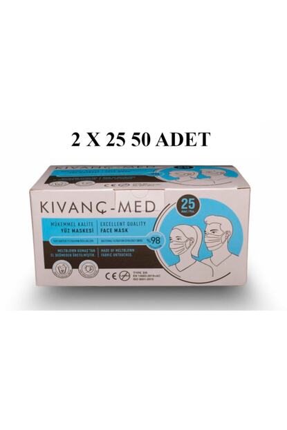 Kivanc Med Ekstra Filtreli 3 Katli Meltblown Cerrahi Maske Fiyati Yorumlari Trendyol