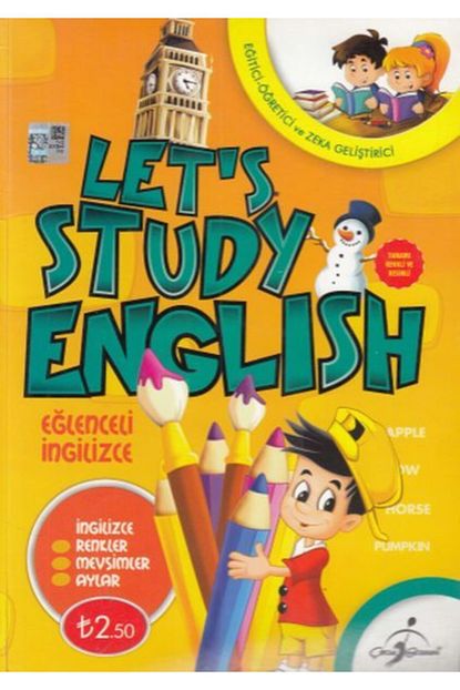 Cocuk Gezegeni Let S Study English Eglenceli Ingilizce Sari Trendyol