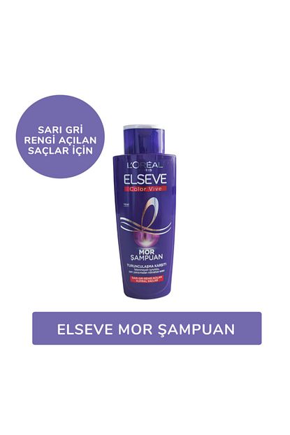 Elseve Mor Sampuan 200 Ml Sac Rengi Turunculasma Karsiti Urun Trendyol