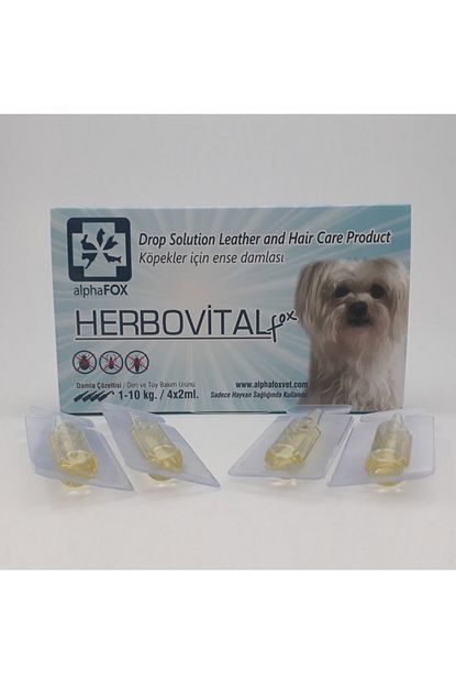 Alpha Fox Kopekler Icin Ense Damlasi 1 10 Kg Herbovitalfox Trendyol