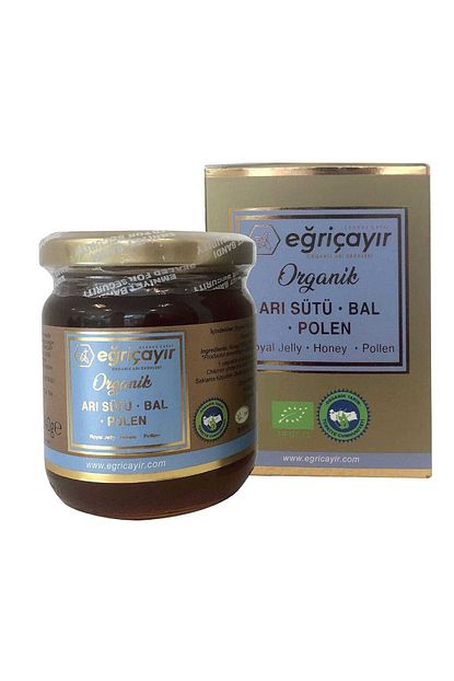 Egricayir Organik Ari Sutu Bal Polen Karisimi 240g Trendyol