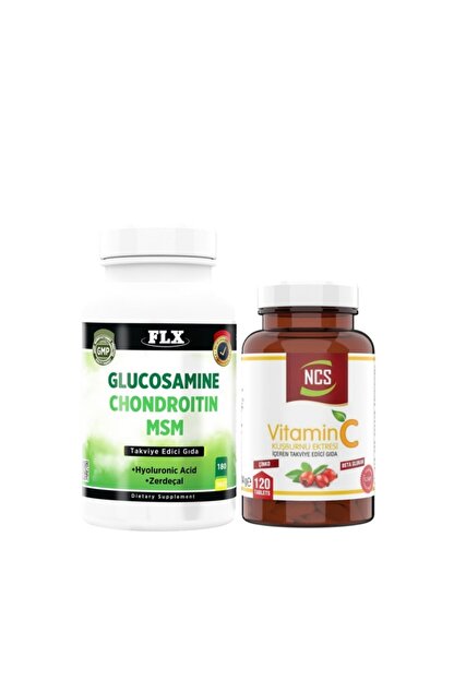 Flx Glucosamine Chondroitin Msm 180 Tablet Vitamin C 120 Tablet Trendyol