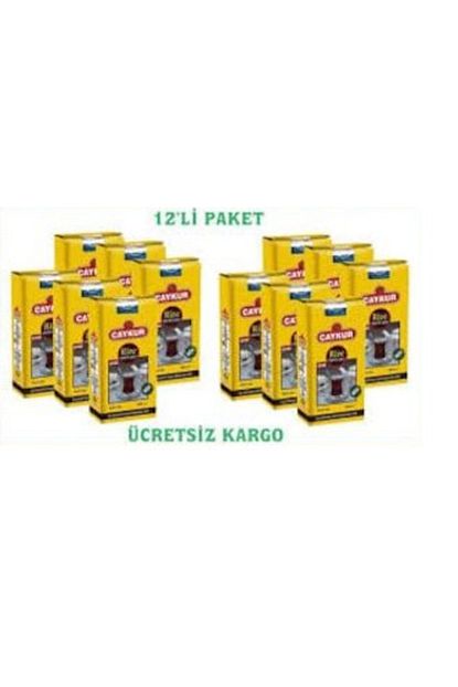 Caykur Rize Turist Siyah Dokme Cay 12 X 1 Kg Trendyol