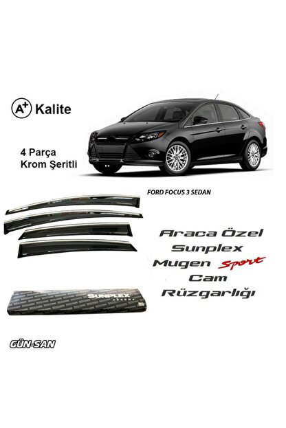 Oto Axs Ford Focus 3 Sd Hb Cam Ruzgarligi Nikelajli Sunplex Mugen Tip 4lu Trendyol