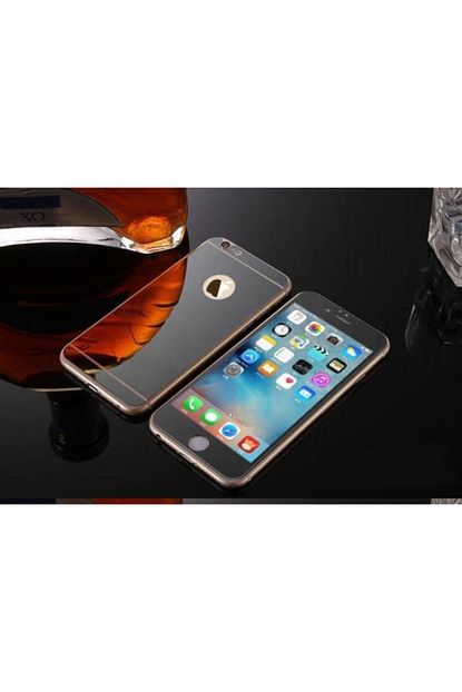 Remax Iphone 6 Plus Icin On Arka Mirror Aynali Ekran Koruyucu Tamperli Cam Siyah Renk Trendyol
