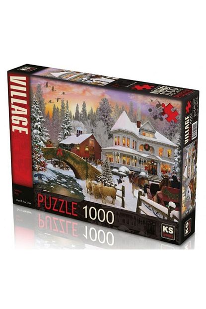 Ks Puzzle 1000 Parca Snowy Day Trendyol