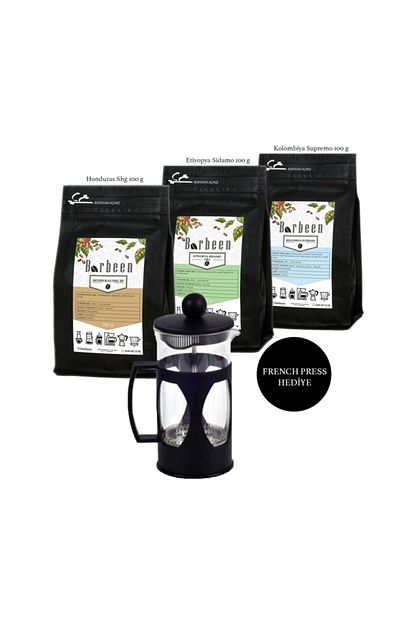 Borbeen Filtre Kahve Tanisma Seti French Press Hediyeli Ogutulmus Trendyol