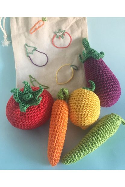 Hobikutu Atelier Patlican El Yapimi Amigurumi Sebze Oyuncak Trendyol