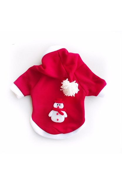 Kemique Long Snowman Yilbasi Noel Kedi Kiyafeti Large 3 3 5 Kg Trendyol