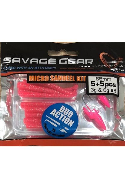 Savage Gear Micro Sandeel Kit Turkiye Ozel Renk Calismasi 06 Pink Trendyol