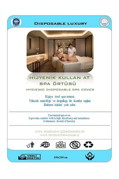 Disposable Luxury Tek Kullanimlik Hijyenik Kullan At Spa Ortusu 100x200 Trendyol