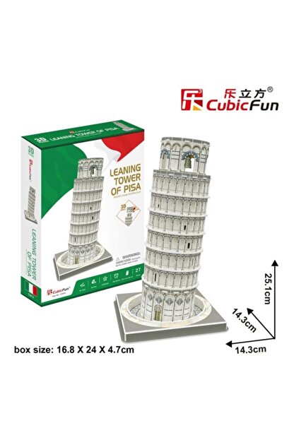 Cubic Fun Leaning Tower Of Pisa Italya Trendyol