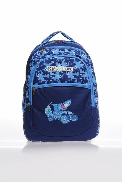 Kids Love Erkek Cocuk Mavi Ilkokul Cantasi Trendyol