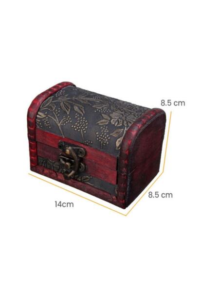 Indirimsepeti Ahsap Mini Sandik 14x8 5x8 5 Cm Taki Ekran Kolye Kutusu Bilezik Yuzuk Saklama Kutu Trendyol