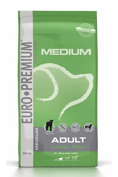 Euro Premium Orta Irk Yetiskin Kopekler Icin Glutensiz Kuzu Etli Mama 12 Kg S Box Surpriz Kutusu Trendyol