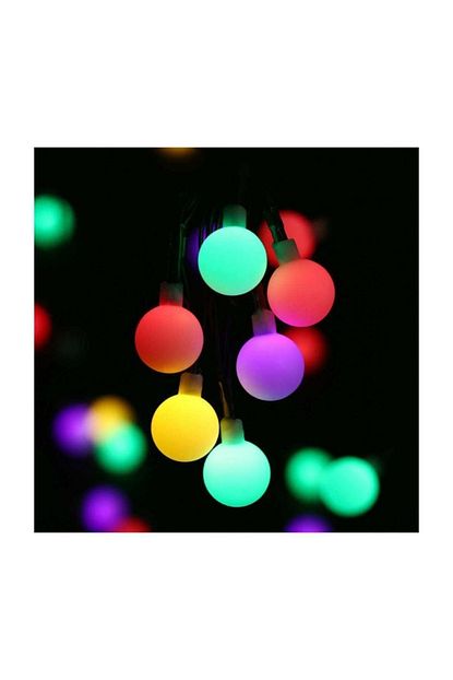 leddukkani 30 led 5 m pilli renkli opak agac noel yilbasi bahce balkon lambasi dolama isik fiyati yorumlari trendyol