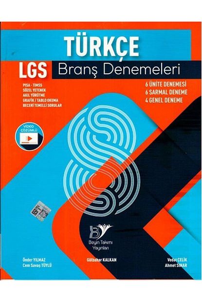 Beyin Takimi Yayinlari Beyin Takimi 8 Sinif Lgs Turkce Brans Denemeleri Yeni 2021 Trendyol